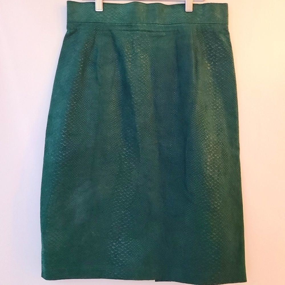 Danier Green Midi Skirt